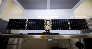 BurstCube satellite sits in flight configuration