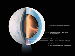 Enceladus interior