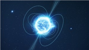 Artist impression of a neutron star