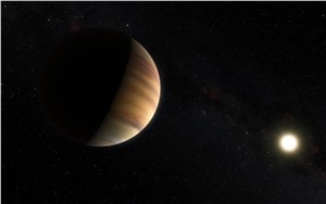 Artist's impression of exoplanet 51 Pegasi b