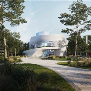 New spacecraft control facility, alternate view