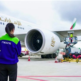 Image - Neste Supplying Sustainable Aviation Fuel to Emirates for Flights from Singapore Changi Airport