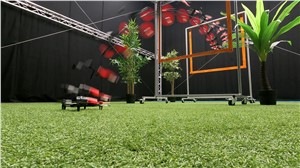 Drone takeoff controlled by AI