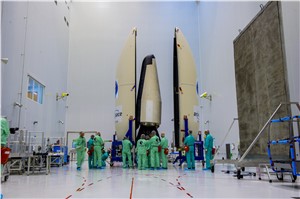 IXV during fairing encapsulation