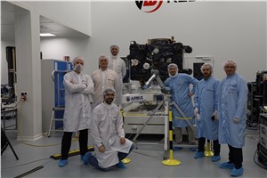 Testing team beside Proba-3's Coronagraph