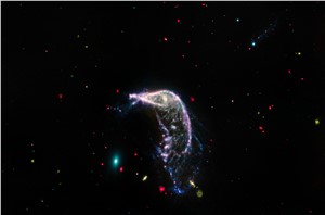 Interacting galaxies Arp 142 (MIRI image)