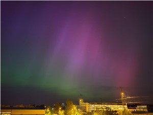 Aurora near Frankfurt, Germany, May 2024