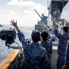 NATO Naval Forces Conduct Exercise With Japanese Maritime Self-defense Force and Allies