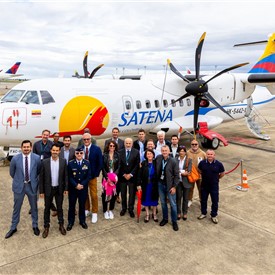 Image - SATENA Takes Delivery of New ATR 42-600