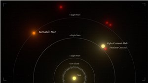 The nearest stars to the Sun (infographic)