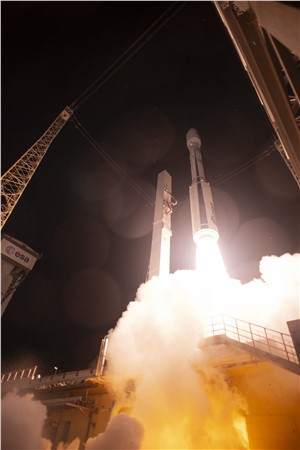 Vega flight VV24 liftoff with Sentinel-2C