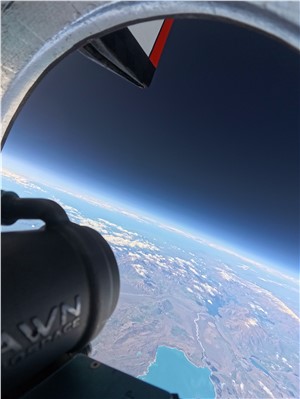Apogee of 63,000ft 