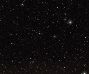 IR image of stars & galaxies near REBELS-25 galaxy