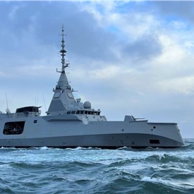 Image - The first defence and intervention frigate (FDI) Amiral Ronarc'h begins sea trials