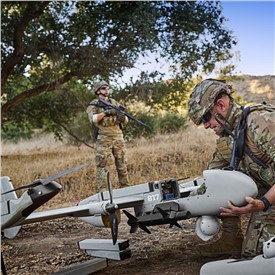 Image - AV Unveils P550: Autonomous Group 2 eVTOL UAS, Ushers in a New Era of Battlefield Adaptability and Mission Flexibility for Maneuver Forces