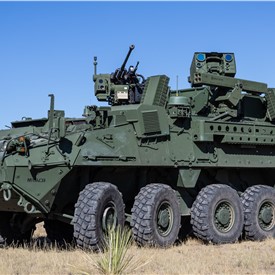 Image - Leonardo DRS and BlueHalo Successfully Demo New Counter-UAS Directed Energy Stryker
