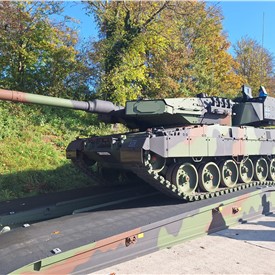 Historic Ceremony in Germany Marks the Launch of the 1st Leopard Tank Equipped with TROPHY APS