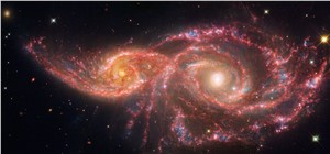 Hubble & Webb: Galaxies IC 2163 and NGC 2207