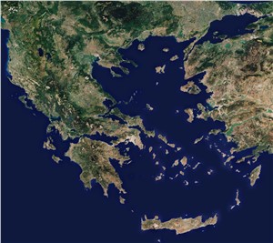 Greece from Sentinel-2 ESA &copy;