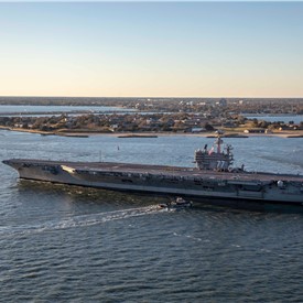 Image - Norfolk Naval Shipyard Delivers USS George H.W. Bush to Fleet On-time, following 10-month Availability