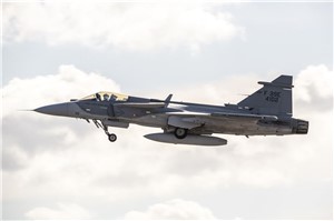 Gripen E at CRUZEX 2024 Saab AB &copy;