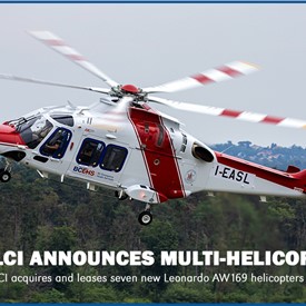 LCI Acquires and Leases 7 New Leonardo AW169 Helicopters to Babcock Canada