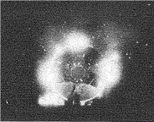 Artificial eclipse produced by Apollo spacecraft NASA &copy;