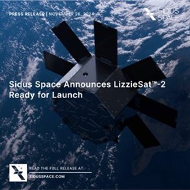 Image - Sidus Space Announces LizzieSat-2 Ready for Launch