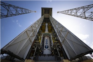 Vega-C with Sentinel-1C on the launch pad ESA-S. Corvaja  &copy;