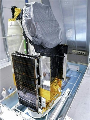 Thuraya-4 prepared for shipment to launch site Airbus &copy;