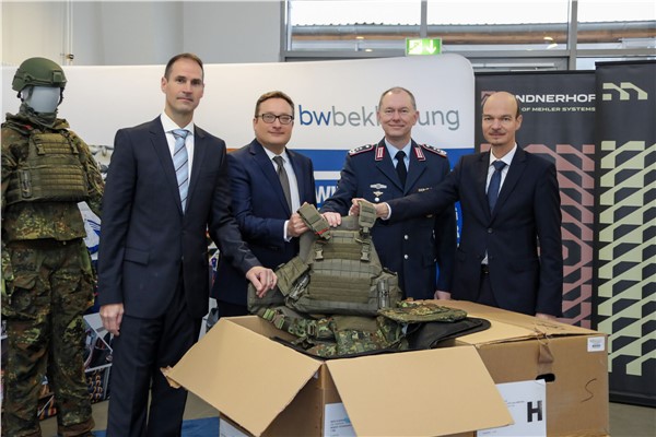 Mehler Protection Delivers the 200,000th MOBAST Ballistic Protection Vest System to Bw Bekleidungsmanagement GmbH