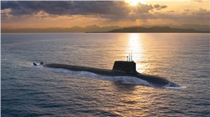 SSN AUKUS submarine at sea BAE Systems PLC &copy;