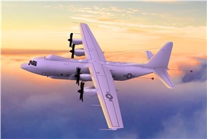 Rendering of the US Navy's future E-130J aircraft US Navy &copy;