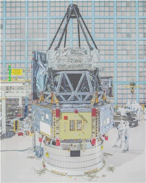 Integrated Roman payload and spacecraft NASA/Chris Gunn &copy;