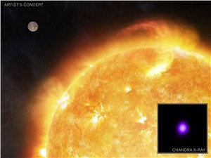  X-ray: NASA/CXC/SAO/S.Wolk, et al.; Illustration: NASA/CXC/SAO/M.Weiss; Image processing: NASA/CXC/SAO/N. Wolk &copy;