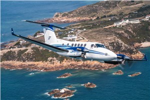 Beechcraft King Air 260 in flight Textron &copy;