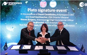ESA & Arianespace seal launch agreement for Plato ESA - M. Polo  &copy;