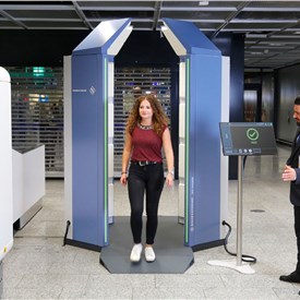 Frankfurt is the World's 1st Airport to Regularly Use Walk-through Scanners from Rohde & Schwarz for Passengers