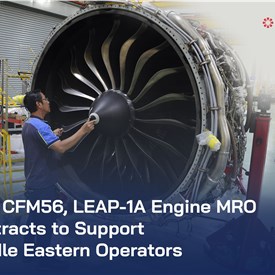 ST Engineering Secures Contracts with Major Middle Eastern Operators for CFM56-7B and LEAP-1A Engine Maintenance