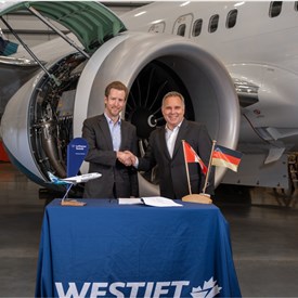 Image - WestJet and Lufthansa Technik sign multi-billion-dollar agreement for world-class aircraft engine maintenance services; new repair facility to be established in Calgary