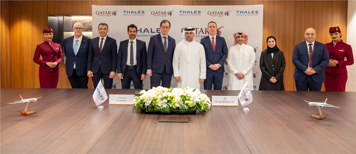 Thales and Qatar Airways Sign MoU to Develop Local Service H