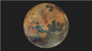 Global Mars in colour ESA/DLR/FU Berlin/G. Michael  &copy;
