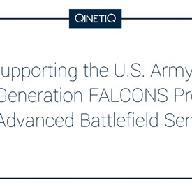 QinetiQ US Solidifies Key Systems Integration Role in US Army's Next-Gen FALCONS Program for Advanced Battlefield Sensing