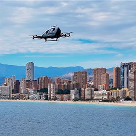 EHang EH216-S Conducts First Urban eVTOL Flight Under U-ELCOME Project in Europe