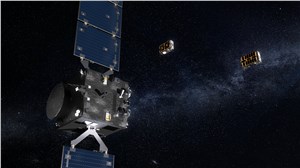 Hera deploying CubeSats ESA/Science Office  &copy;