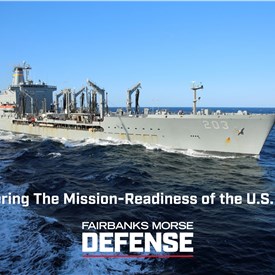 Fairbanks Morse Defense Selected to Supply Main Propulsion Engines for Future USNS Dolores Huerta (T-AO 214)