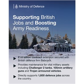 Image - Major GBP1.6Bn Equipment Contract to Support British Defence Jobs and Boost Army Readiness