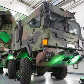 Image - Rheinmetall and LM Host International Summit Showcasing Long Range Precision Fires GMARS Launcher