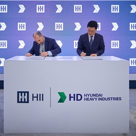 HII and HD Hyundai Heavy Industries Sign MoU