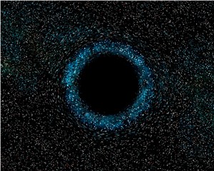 Black hole (artist's impression) European Space Agency, NASA and Felix Mirabel (the French Atomic Energy Commission & the Institute for Astronomy and Space Physics/Conicet of Argentina)  &copy;